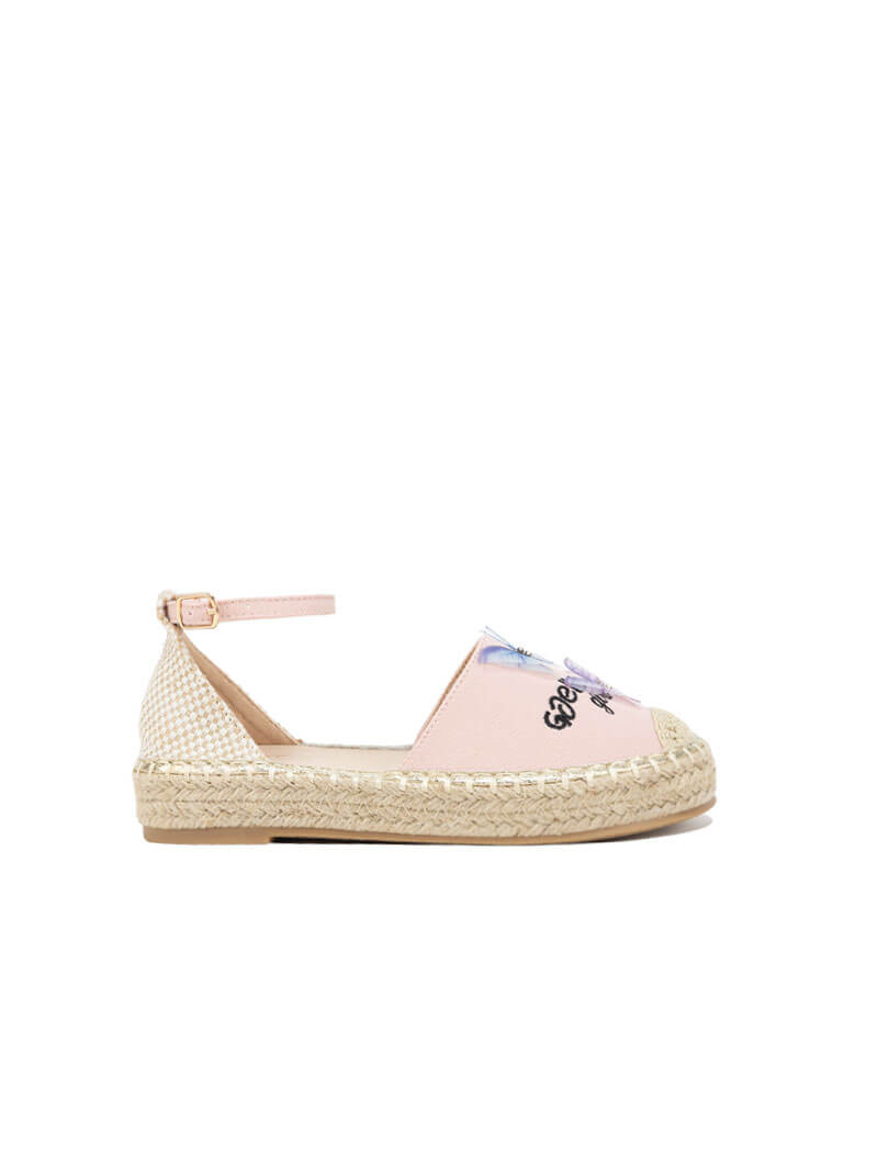 Mocassins compensés en halfa